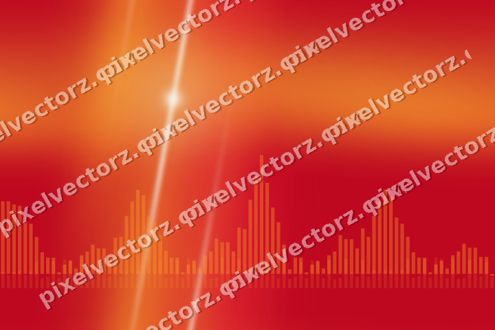 Nahtloser Neon Diagramm Hintergrund in Orange und Bernstein