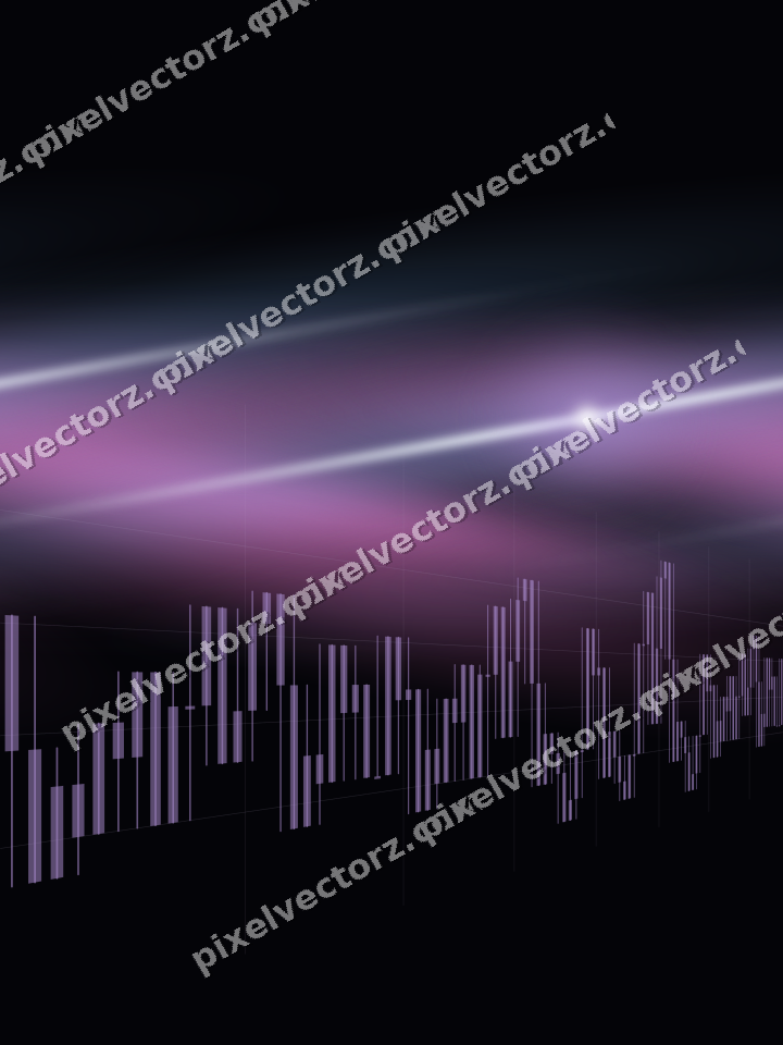 Nahtloser Neon Diagramm Hintergrund in Violett und Blau