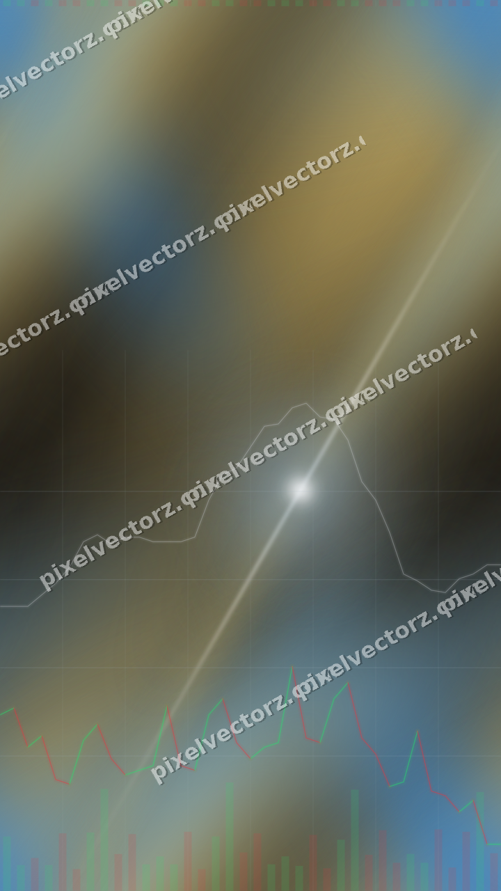 Nahtloser Neon Diagramm Hintergrund in Blau und Bernstein