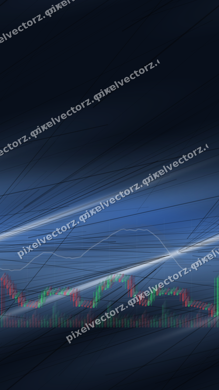 Nahtloser Neon Diagramm Hintergrund in Blau