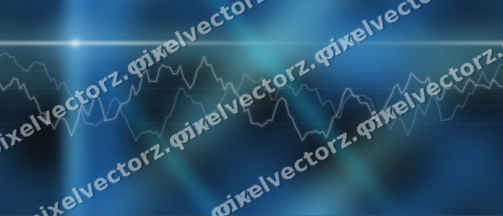 Nahtloser Neon Diagramm Hintergrund in Blau und Petrol