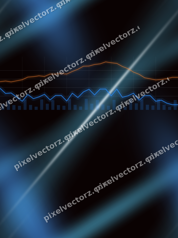 Nahtloser Neon Diagramm Hintergrund in Blau und Rot
