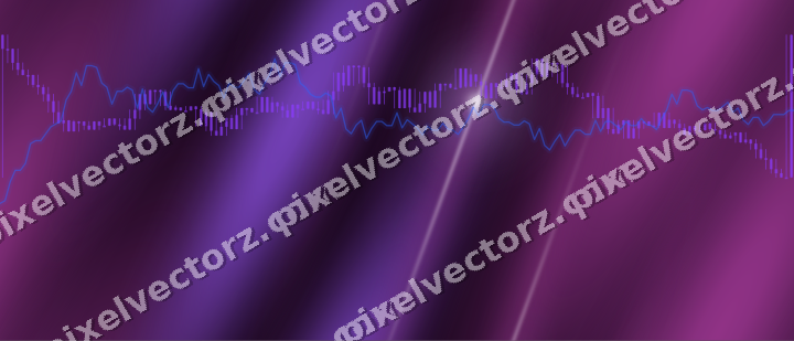 Nahtloser Neon Diagramm Hintergrund in Violett und Blau