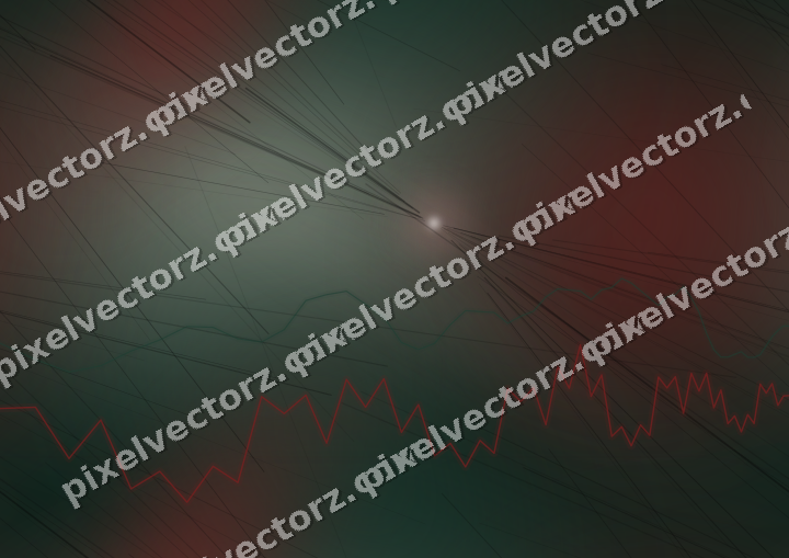 Nahtloser Neon Diagramm Hintergrund in Dunkelrot und Dunkelgrün