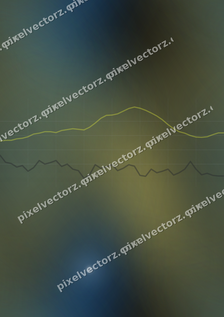 Nahtloser Neon Diagramm Hintergrund in Blau und Gelb