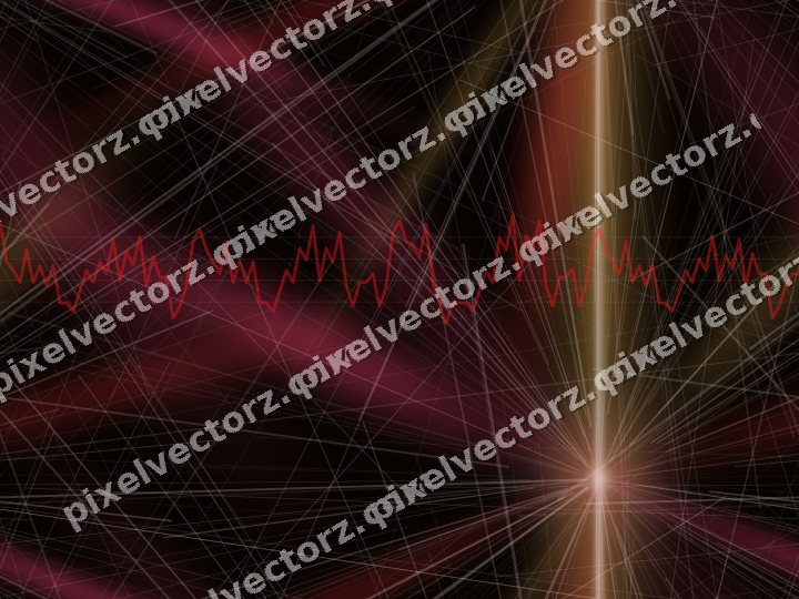 Nahtloser Neon Diagramm Hintergrund in Rot und Orange