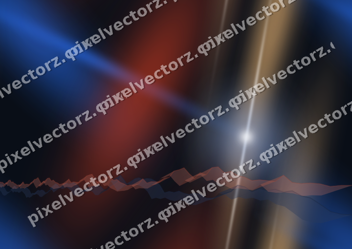 Nahtloser Neon Diagramm Hintergrund in Blau und Rot