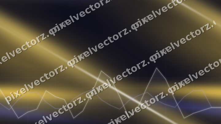 Nahtloser Neon Diagramm Hintergrund in Blau und Bernstein
