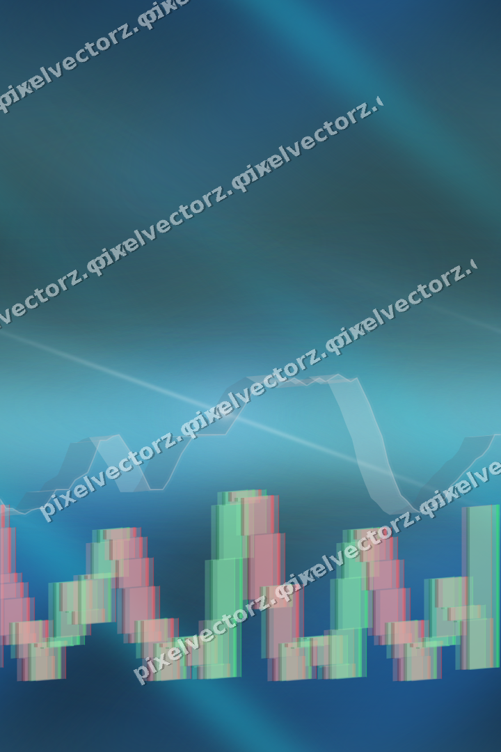 Nahtloser Neon Diagramm Hintergrund in Blau und Petrol