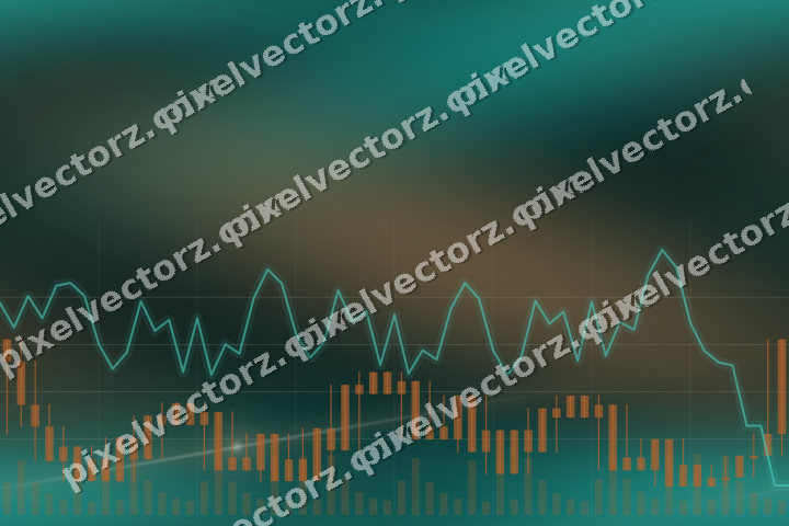 Nahtloser Neon Diagramm Hintergrund in Orange und Petrol