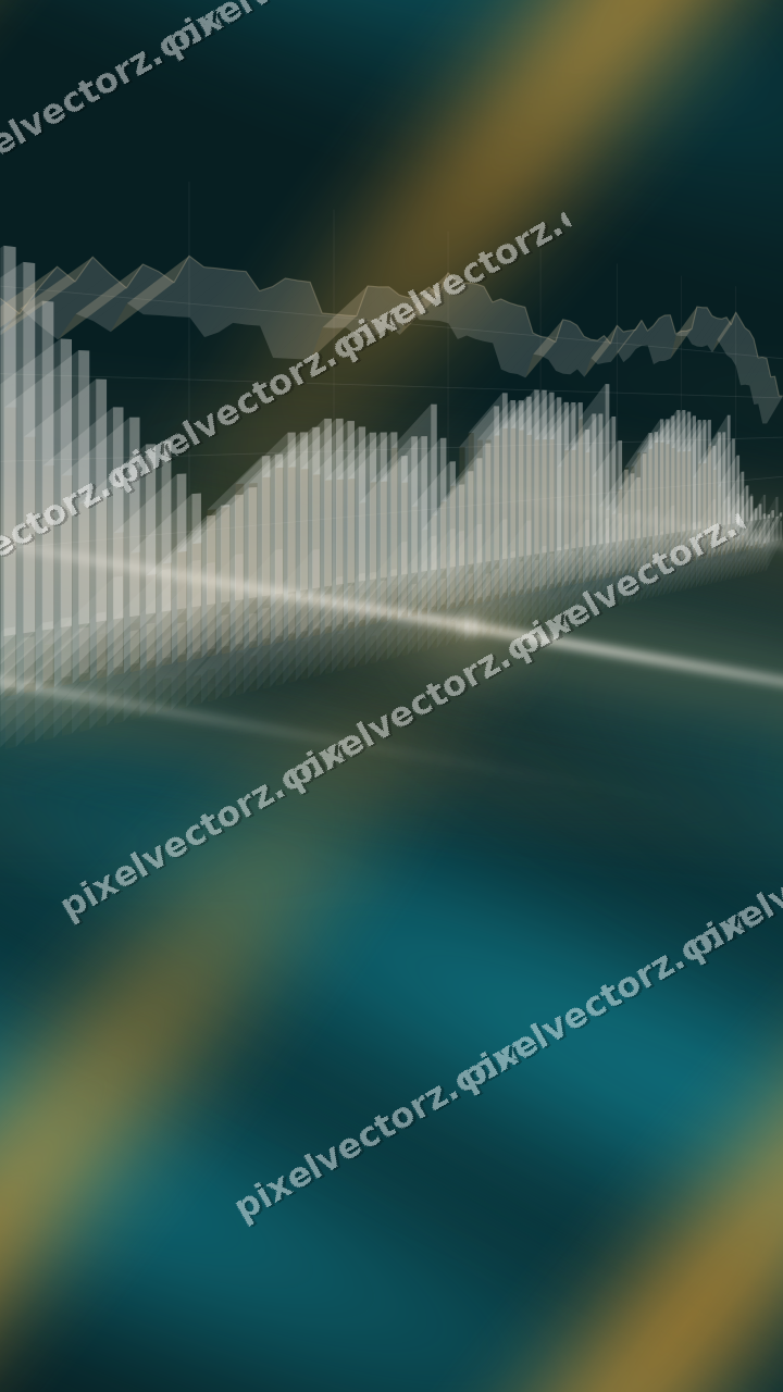 Nahtloser Neon Diagramm Hintergrund in Bernstein und Petrol