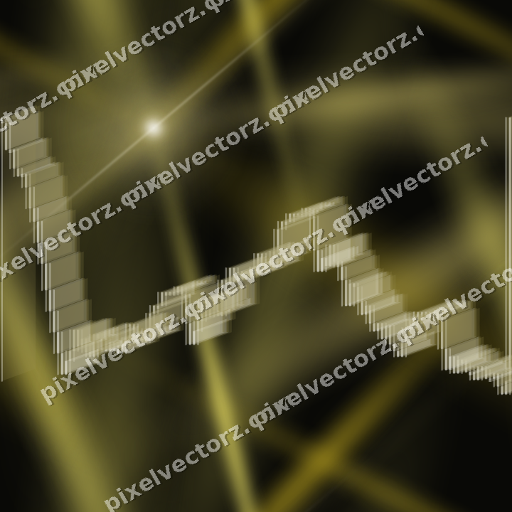 Nahtloser Neon Diagramm Hintergrund in Bernstein und Gelb