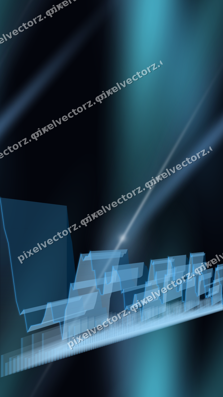 Nahtloser Neon Diagramm Hintergrund in Türkis und Blau