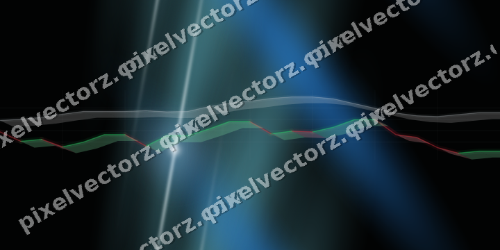 Nahtloser Neon Diagramm Hintergrund in Blau und Petrol