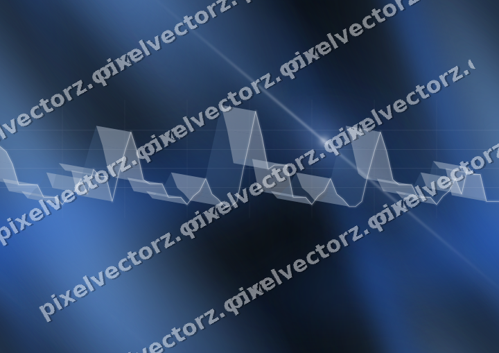 Nahtloser Neon Diagramm Hintergrund in Blau