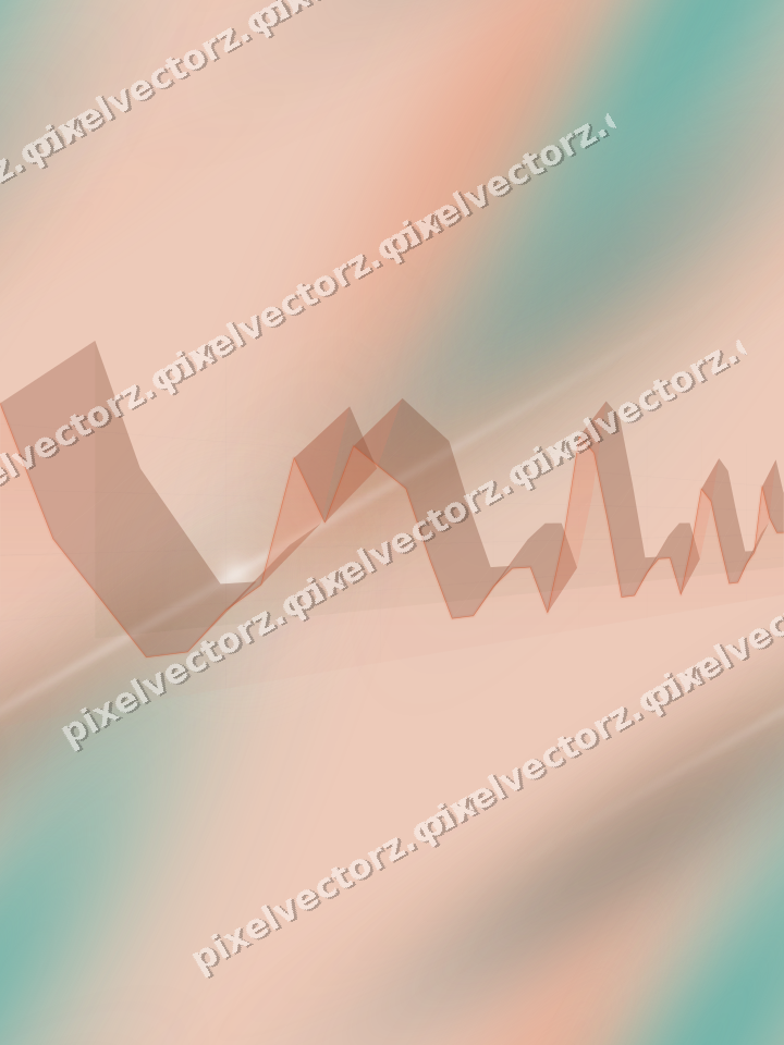 Nahtloser Pastell Diagramm Hintergrund in Orange und Petrol