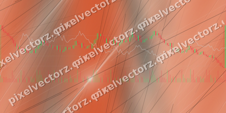 Nahtloser Pastell Diagramm Hintergrund in Dunkelpetrol und Orange