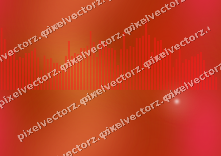 Nahtloser Neon Diagramm Hintergrund in Rot und Orange