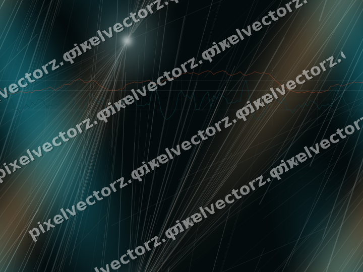 Nahtloser Neon Diagramm Hintergrund in Petrol und Orange
