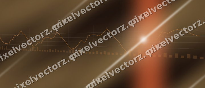 Nahtloser Neon Diagramm Hintergrund in Orange und Bernstein