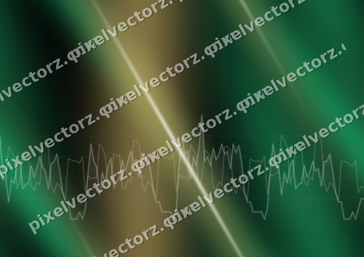Nahtloser Neon Diagramm Hintergrund in Bernstein und Grün