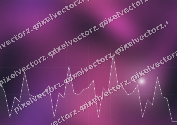 Nahtloser Neon Diagramm Hintergrund in Magenta und Violett
