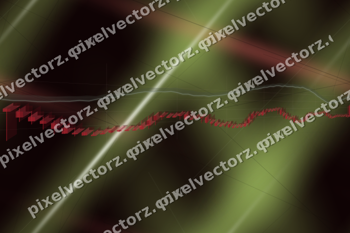 Nahtloser Neon Diagramm Hintergrund in Rot und Grün