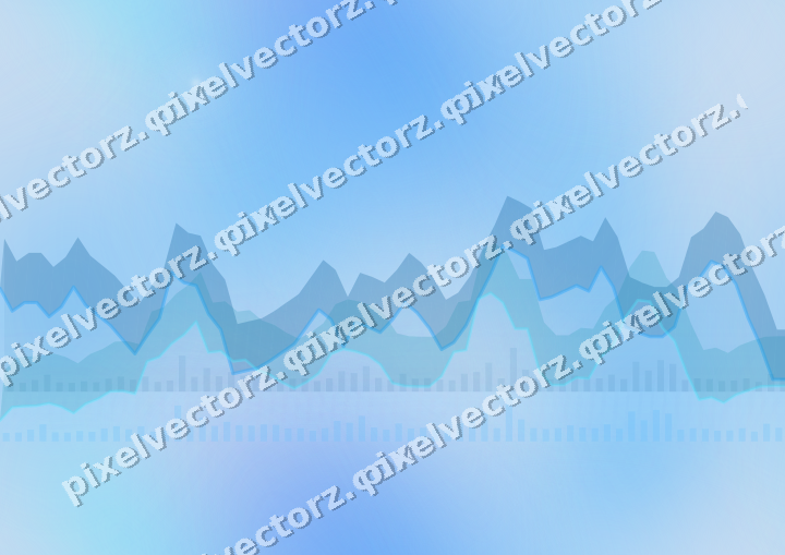 Nahtloser Pastell Diagramm Hintergrund in Türkis und Blau