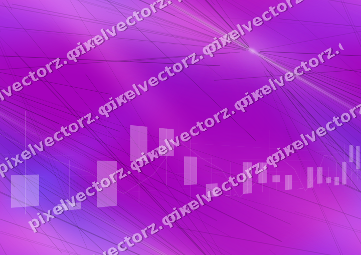 Nahtloser Neon Diagramm Hintergrund in Violett und Blau