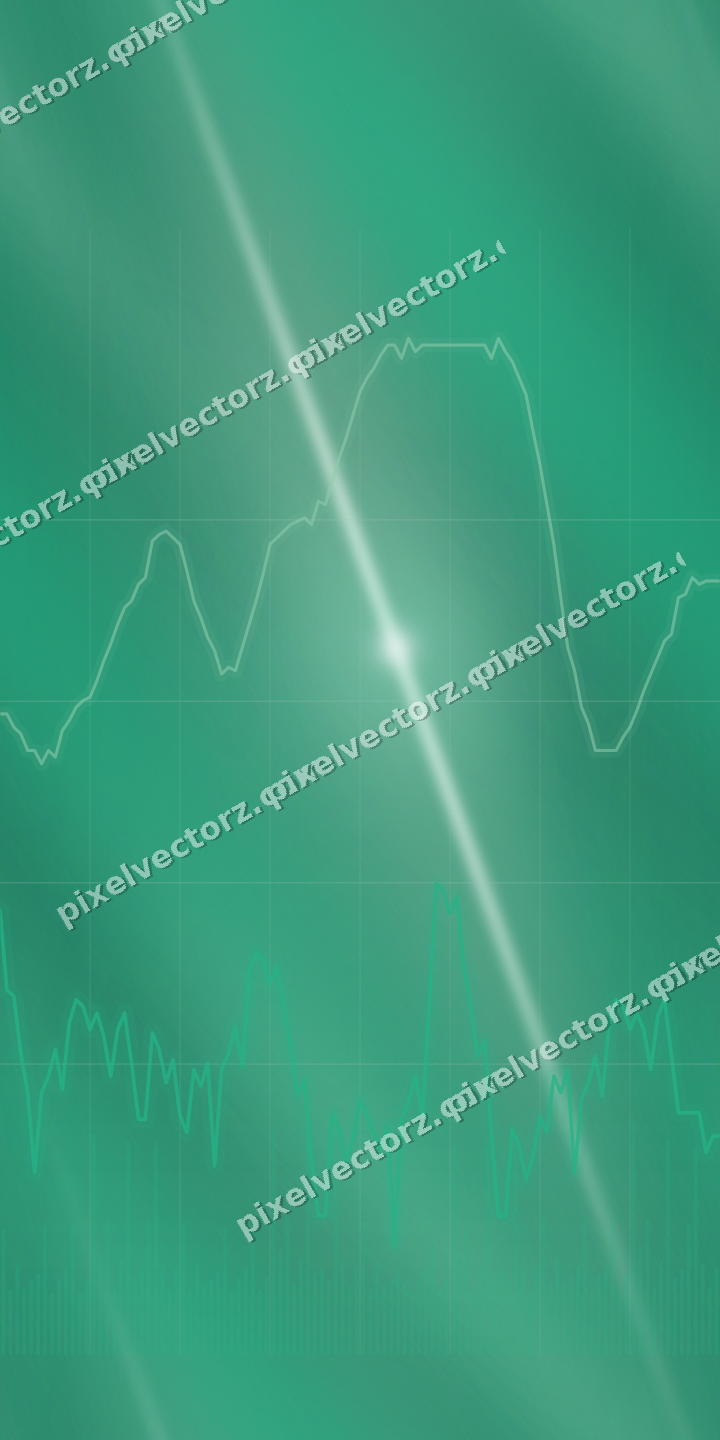 Nahtloser Neon Diagramm Hintergrund in Grün und Petrol
