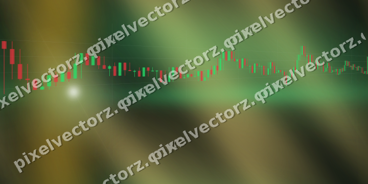 Nahtloser Neon Diagramm Hintergrund in Grün und Bernstein