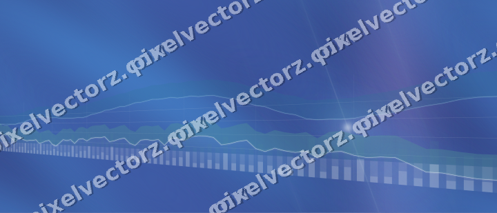 Nahtloser Neon Diagramm Hintergrund in Blau und Türkis