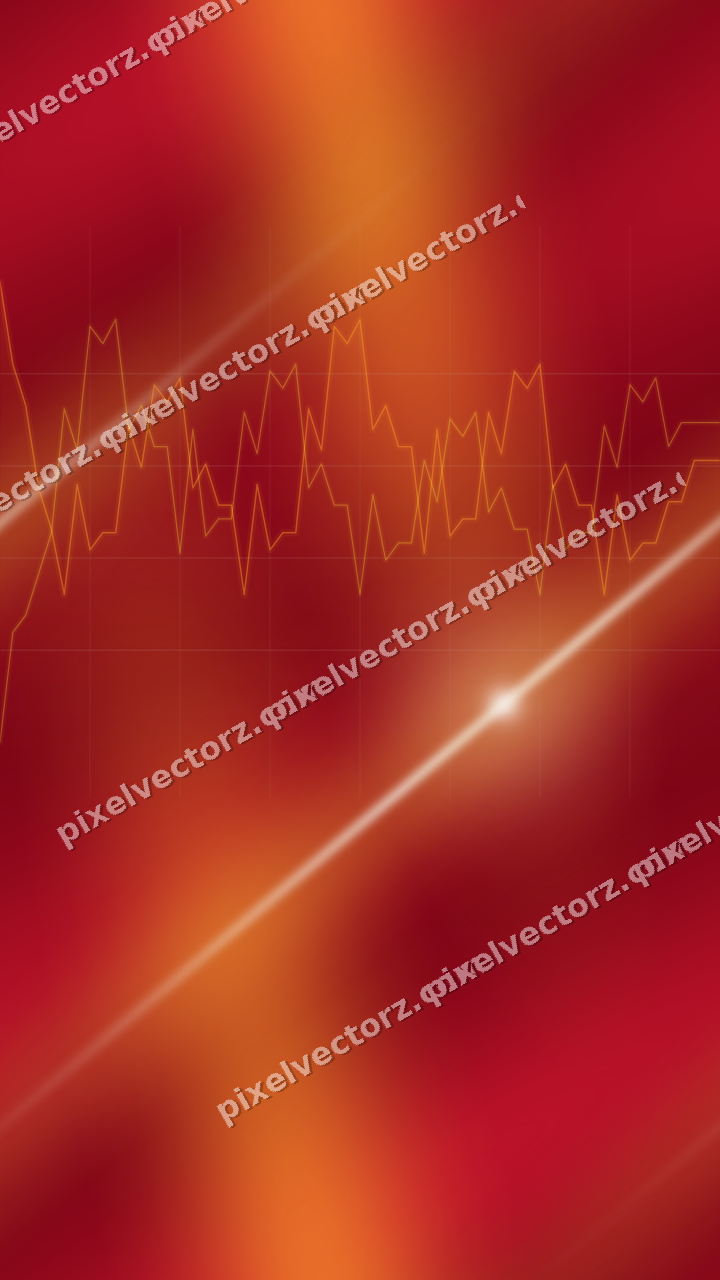 Nahtloser Neon Diagramm Hintergrund in Orange und Bernstein