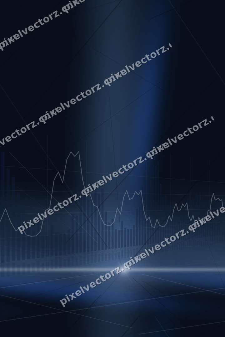 Nahtloser Neon Diagramm Hintergrund in Blau
