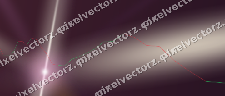 Leuchtender Neon Diagramm Hintergrund in Dunkelmagenta und Bernstein