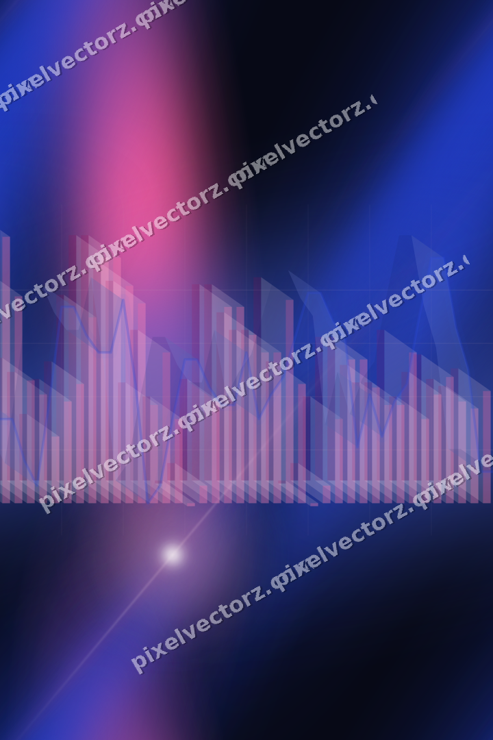 Nahtloser Neon Diagramm Hintergrund in Rosa und Blau