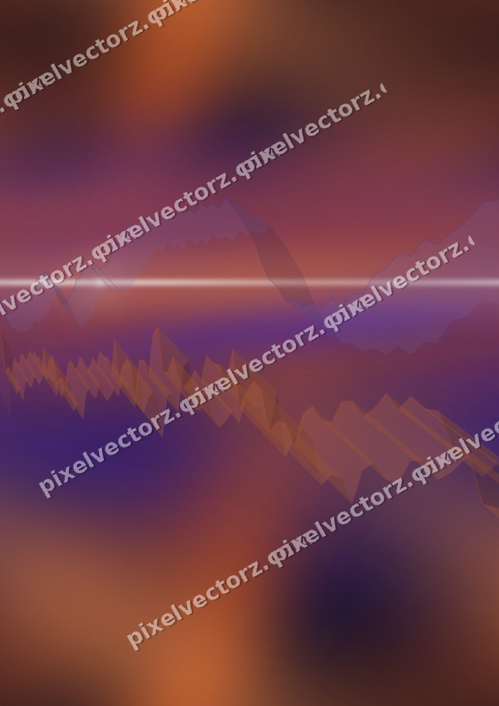Nahtloser Neon Diagramm Hintergrund in Orange und Blau