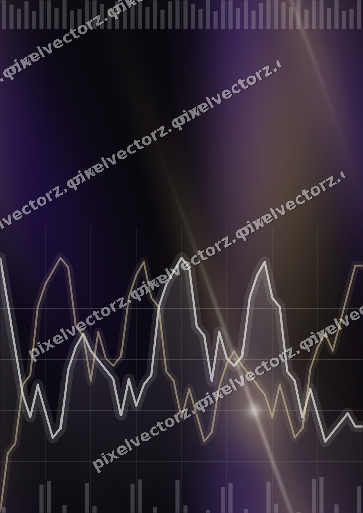 Nahtloser Neon Diagramm Hintergrund in Bernstein und Violett