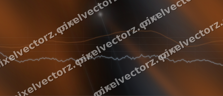 Nahtloser Neon Diagramm Hintergrund in Blau und Orange