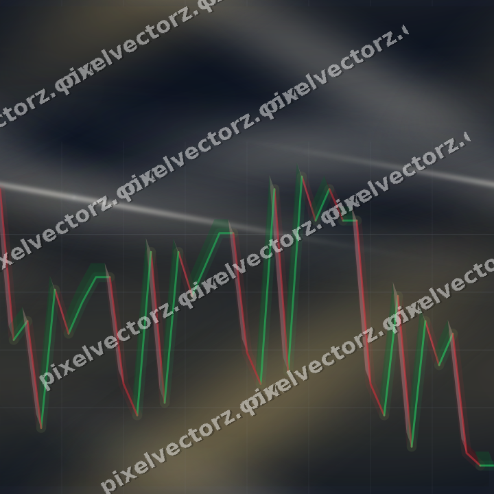 Nahtloser Neon Diagramm Hintergrund in Dunkelblau und Bernstein