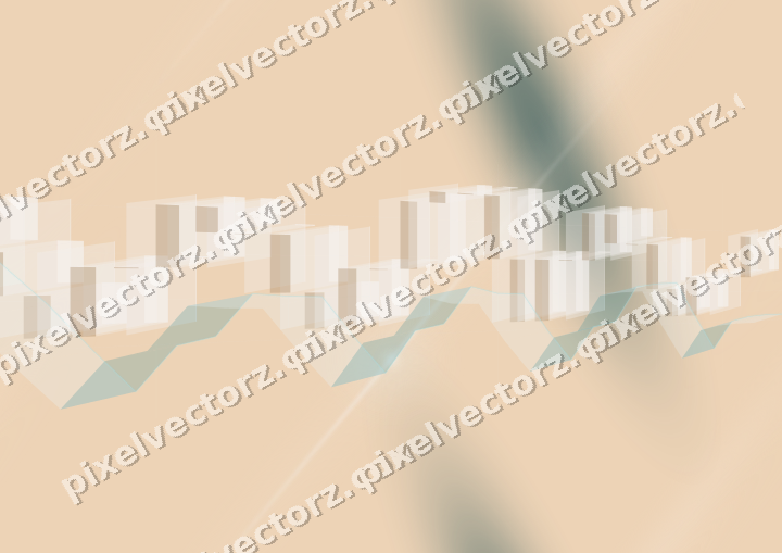 Nahtloser Pastell Diagramm Hintergrund in Dunkelpetrol und Orange