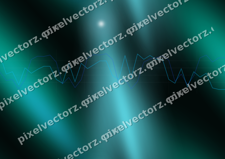 Nahtloser Neon Diagramm Hintergrund in Türkis und Petrol