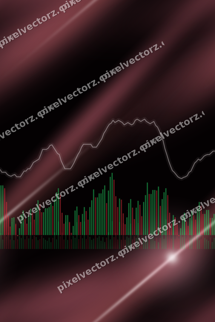 Nahtloser Neon Diagramm Hintergrund in Rosa und Rot