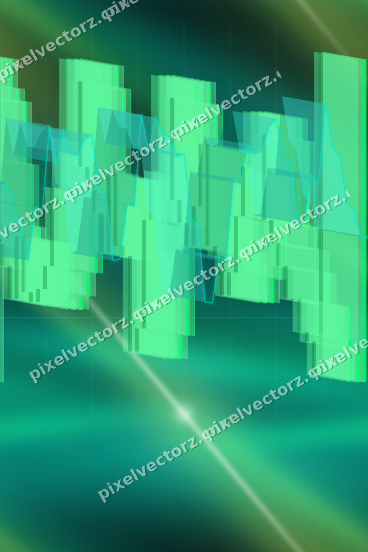 Nahtloser Neon Diagramm Hintergrund in Grün und Limette