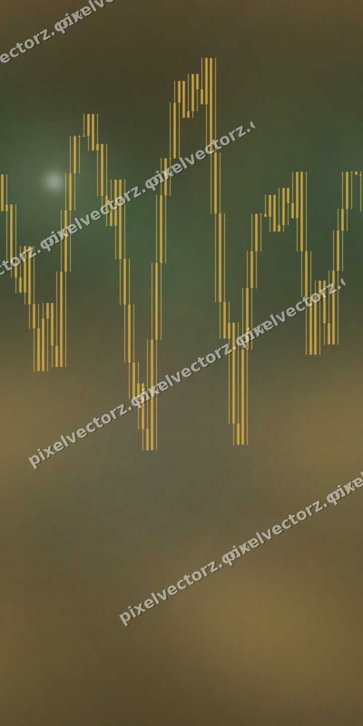 Nahtloser Neon Diagramm Hintergrund in Bernstein und Grün