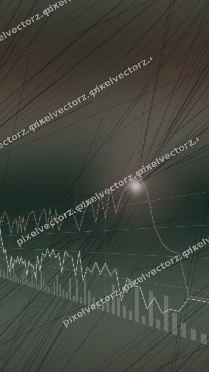 Nahtloser Neon Diagramm Hintergrund in Dunkelrot und Dunkelgrün