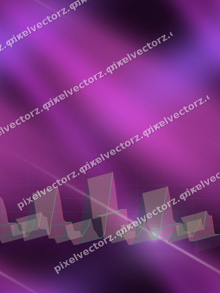Nahtloser Neon Diagramm Hintergrund in Violett und Blau