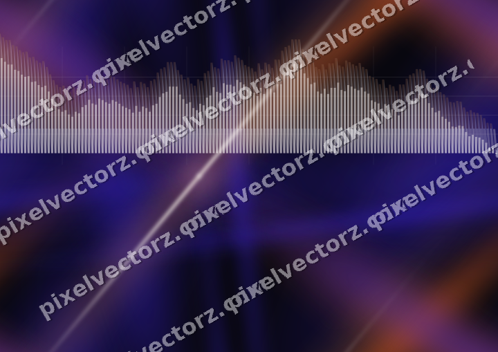 Nahtloser Neon Diagramm Hintergrund in Orange und Blau