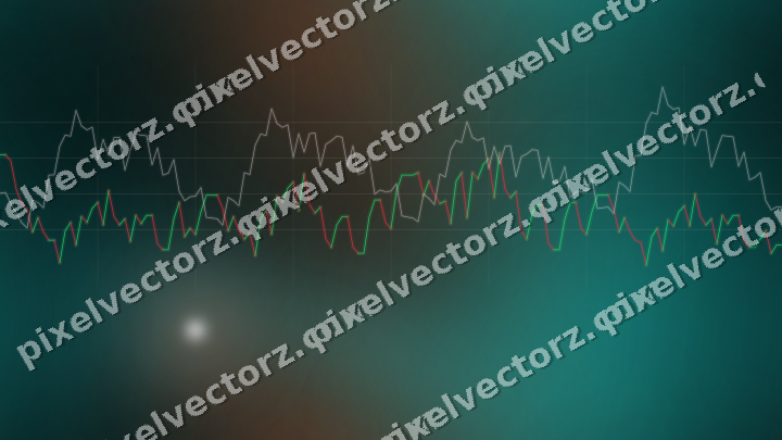 Nahtloser Neon Diagramm Hintergrund in Orange und Petrol