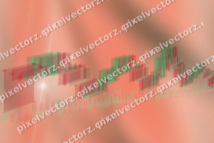 Nahtloser Pastell Diagramm Hintergrund in Dunkelgrün und Rot